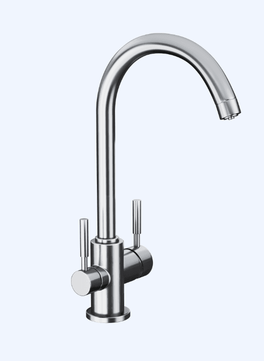 C125 3-way (hot, cold, drink) tap water faucet